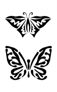 butterfly stencil, Diana Dellos Designs