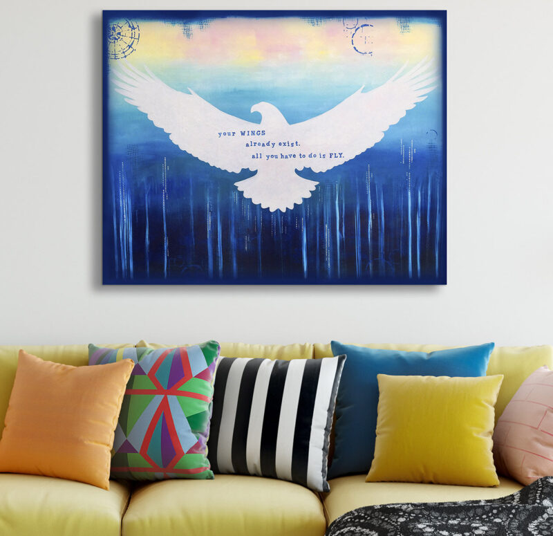 Fly_eagle painting