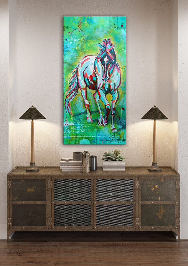 How To Choose The Right Size Art For Your Home | www.dianadellos.com - Tips on choosing the right piece of art for your home