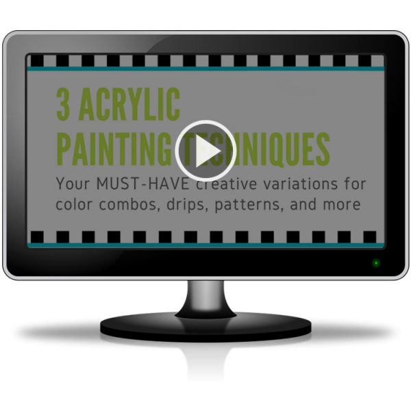 3 Acrylic Painting Techniques Video