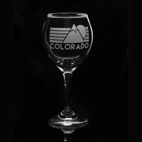 Stem Wine Glass - Colorado Stripes