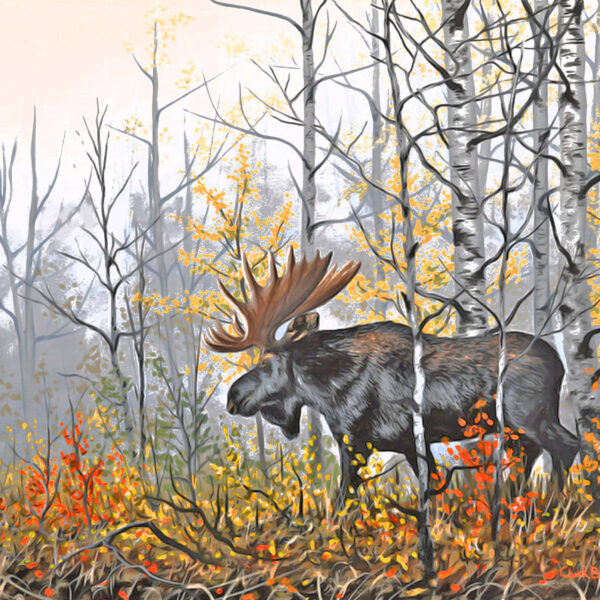 Moose Painting example