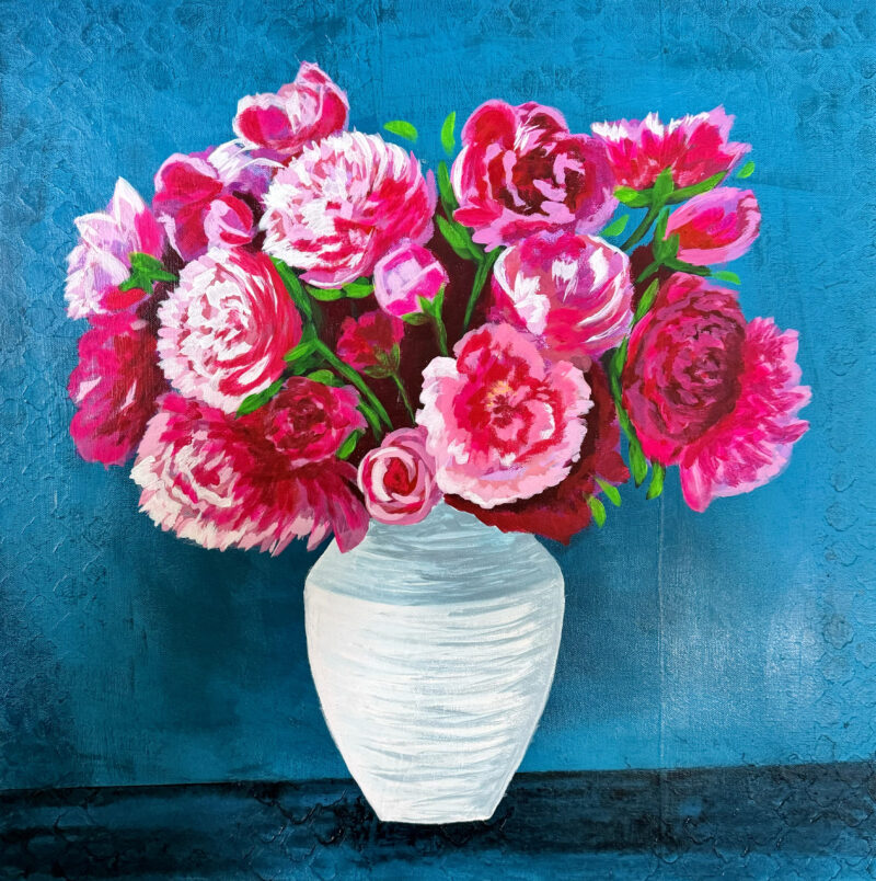 peonies 2 painting